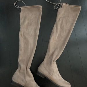 OVER THE KNEE LIGHT TAN (sand) BOOTS